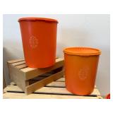 Orange Tupperware Set