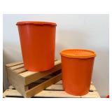 Orange Tupperware Set