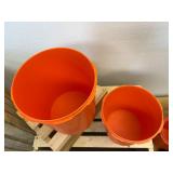 Orange Tupperware Set