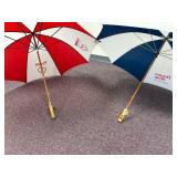 2 Golf Umbrellas Promotional Promise Marg. & Whip Topping