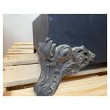 antique E. Ingraham Co. mantel clock, likely featuring a black ebonized wood case.