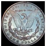 XF+ 1890-CC Morgan Silver Dollar, Original Surfaces w/Luster XF+ 1890-CC Morgan Silver Dollar, Original Surfaces w/Luster