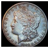 XF+ 1890-CC Morgan Silver Dollar, Original Surfaces w/Luster XF+ 1890-CC Morgan Silver Dollar, Original Surfaces w/Luster