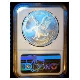 Gaudioso Hand Signed, Mint Engraver Series, 2022 MS70 Silver Eagle, First Day, NGC Top Pop 1 of 200 Gaudioso Hand Signed, Mint Engraver Series, 2022 MS70 Silver Eagle, First Day, NGC Top Pop 1 of 200