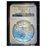 2012 NGC MS70 Silver Eagle, First Releases 2012 NGC MS70 Silver Eagle, First Releases