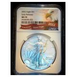 2022 NGC MS70 Silver Eagle, Early Releases 2022 NGC MS70 Silver Eagle, Early Releases