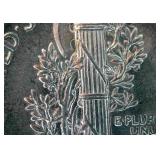 Uncirculated 1939-D Mercury Dime, Full Separated Bands, Full Mint Luster Uncirculated 1939-D Mercury Dime, Full Separated Bands, Full Mint Luster