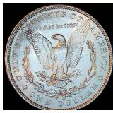 Uncirculated 1900-O Morgan Silver Dollar, Reverse Die Break, Muted Luster Uncirculated 1900-O Morgan Silver Dollar, Reverse Die Break, Muted Luster