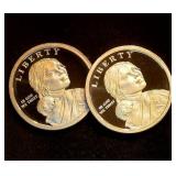 (2) Proof Sacajawea Dollars, Better Dates, 2014-S 'Hospitality' & 2016-S 'Code Talkers' (2) Proof Sacajawea Dollars, Better Dates, 2014-S 'Hospitality' & 2016-S 'Code Talkers'