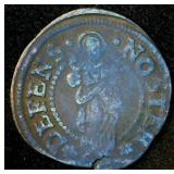 1620-1621 Republic of Venice 12 Bagattini/1 Soldo, Early Modern Venetian Hammered Piece, Over 400 Years Old 1620-1621 Republic of Venice 12 Bagattini/1 Soldo, Early Modern Venetian Hammered Piece, Over 400 Years Old