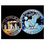 Proof Clad Half and Ike Dollar Proof Clad Half and Ike Dollar