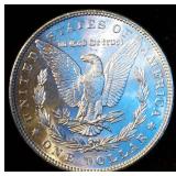 AU+/BU 1886-P Morgan Silver Dollar, Original Surfaces w/Partial Luster AU+/BU 1886-P Morgan Silver Dollar, Original Surfaces w/Partial Luster