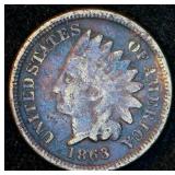 1863 Indian Head Penny, Slightly Better Date 1863 Indian Head Penny, Slightly Better Date