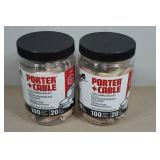 *2* Porter + Cable 100-Packs of Plate Jointing Biscuits - Size 20