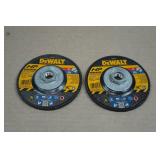 *2* DeWalt 4.5"x1/4" Metal Grinding Discs