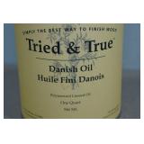 1 Quart Tried & True Danish Polymerized Linseed Oil
