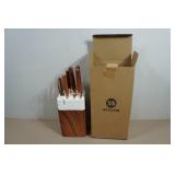 6-Piece Kitchen Knife Set with Block