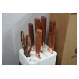 6-Piece Kitchen Knife Set with Block