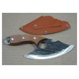 Rolled Carbon Steel Finger Hole Knife