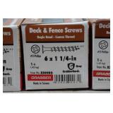*3* Boxes Exterior Wood Deck & Fence Screws - 6x1.25"