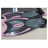 Cressi Adult Rondine Palau Fin Snorkel Set - Fin Size S/M