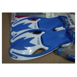 Cressi Blulove Kids Snorkel Set - Fin Size L/XL