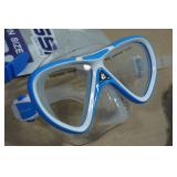 Cressi Blulove Kids Snorkel Set - Fin Size L/XL