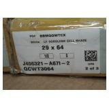 Two Sets of Light Filtering Cordless Cell Shades - White - 29"x64"