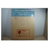 Black Framed Full Length Mirror - 22"x30"