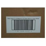 Black Framed Magnetic Dry Erase Board - 17"x23"