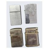 Vintage Collector Lighter Lot – 4 Unique Pieces
