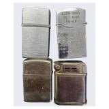 Vintage Collector Lighter Lot – 4 Unique Pieces