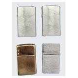 Vintage Lighter Lot – 4 Piece Collector Set