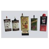 Vintage Gun Oil & Lighter Fluid Collector Lot – Unique Mixed Set ONE OF A KIND