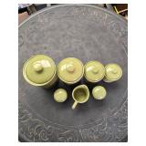 Signature Housewares “Sorrento” Canister Set – Debby Segura Designs (2001) – Sage Green