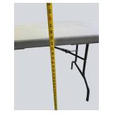 Discover the perfect solution for your special events with our 6-foot extra-long folding table