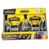 HEAVY DUTY HOLD: Smart Straps Ultra Long Ratchet Tie Downs (2-Pack) — NEW!