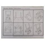 FUN LEARNING PLAY: Wooden Baby Activity Walker