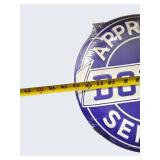 AUTHORIZED STYLE: APPROVED DODGE SERVICE METAL SIGN