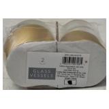 ELEGANT SERVING SET: Italian Design Platter & Glass Vessels — NEW!