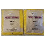 ALL-WEATHER READY: Ansell Wet Wear 200 PVC Rain Suit Set — NEW!