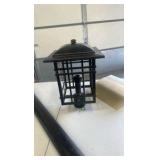 Tall Post lantern with opaque linen glass 17” light post 7 ft Tall Post lantern with opaque linen glass 17” light post 7 ft