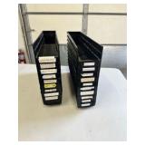 Uline 4x4x18” black plastic bins (lot 20) Uline 4x4x18” black plastic bins (lot 20)