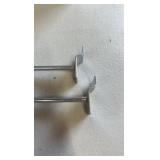 Slat wall hooks 6” chrome 83 each Slat wall hooks 6” chrome 83 each