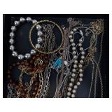 Assorted Costume Jewelry Collection: Beaded Necklaces, Pearl Bracelets & Pendants Assorted Costume Jewelry Collection: Beaded Necklaces, Pearl Bracelets & Pendants