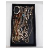 Assorted Costume Jewelry Collection: Beaded Necklaces, Pearl Bracelets & Pendants Assorted Costume Jewelry Collection: Beaded Necklaces, Pearl Bracelets & Pendants
