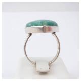Amazonite Teardrop Ring - Sterling Silver 925 Amazonite Teardrop Ring - Sterling Silver 925
