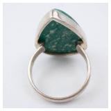 Amazonite Teardrop Ring - Sterling Silver 925 Amazonite Teardrop Ring - Sterling Silver 925