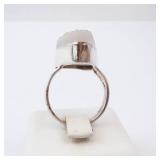 Druzy Crystal Sterling Silver Ring - Size 6 Druzy Crystal Sterling Silver Ring - Size 6