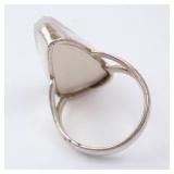 Druzy Crystal Sterling Silver Ring - Size 6 Druzy Crystal Sterling Silver Ring - Size 6